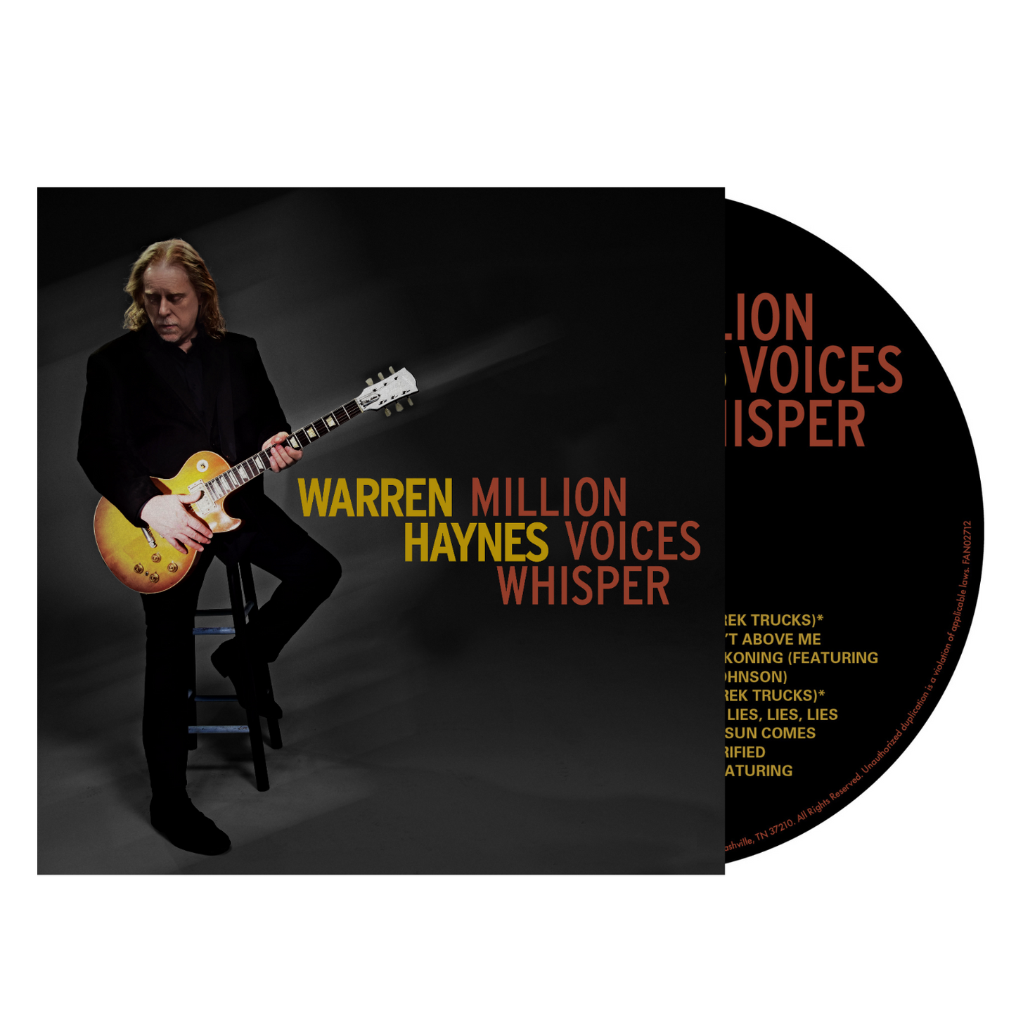 Warren Haynes - Million Voices Whisper - Music CD