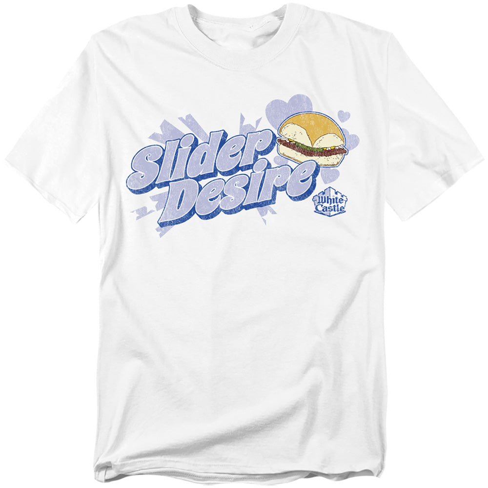 White Castle Slider Desire Mens T Shirt White Officially Licensed
