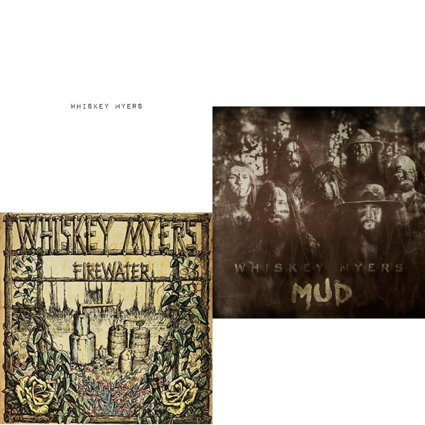 Whiskey Myers - Whiskey Myers & Firewater & Mud - LP Vinyl Bundle