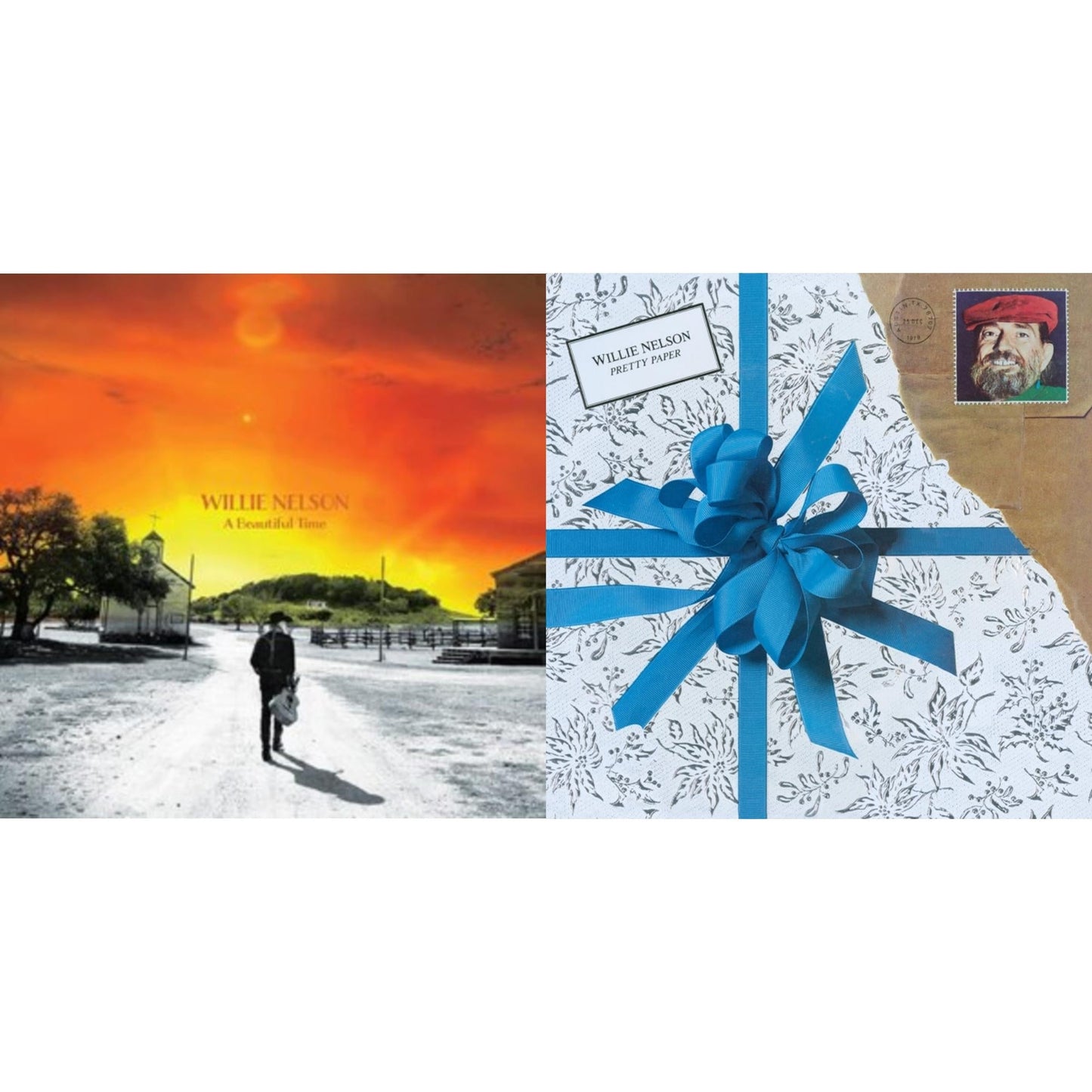 Willie Nelson - Beautiful Time & Pretty Paper - LP Vinyl Bundle