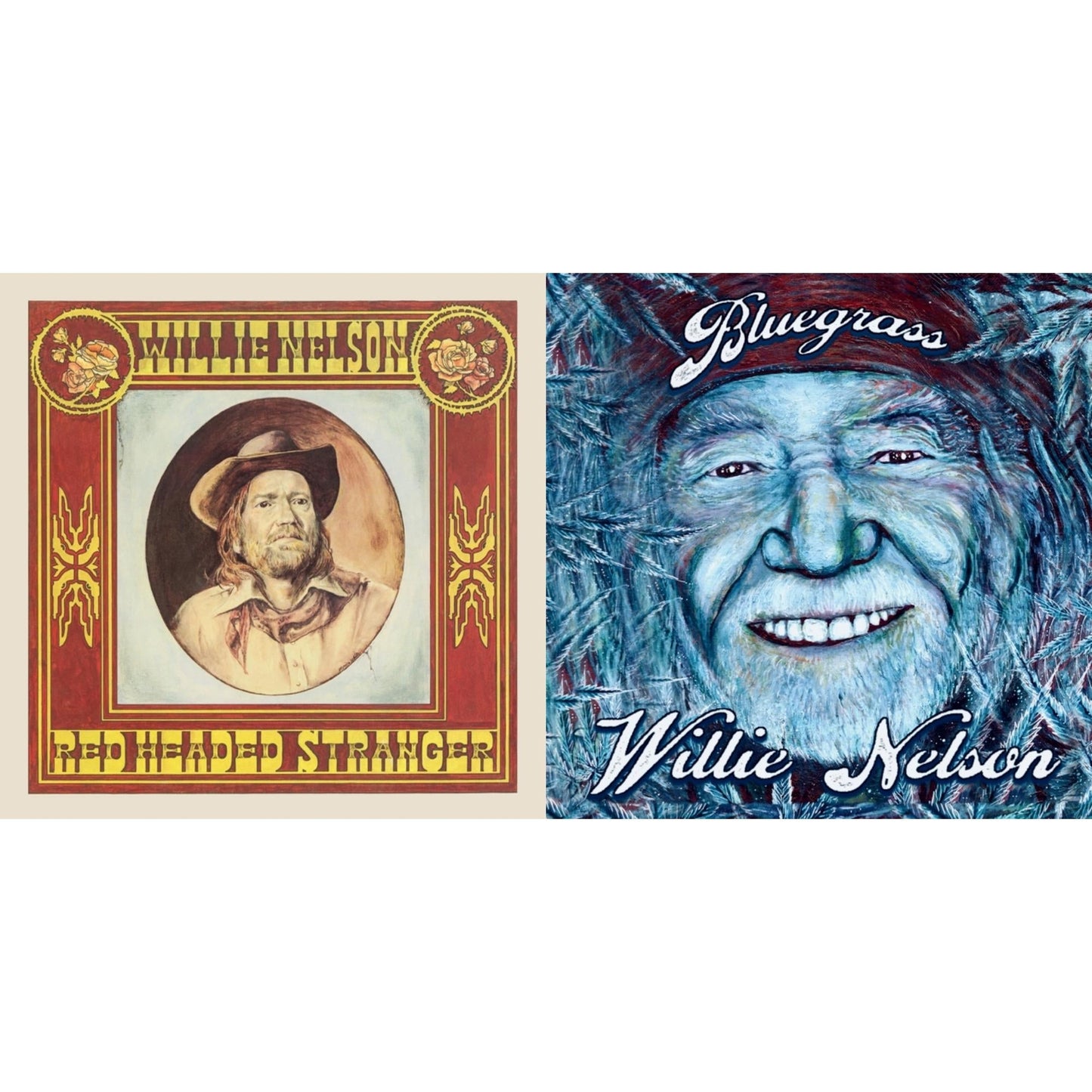 Willie Nelson - Red Headed Stranger (150G/Dl Insert) & Bluegrass (Electric Blue LP Vinyl)