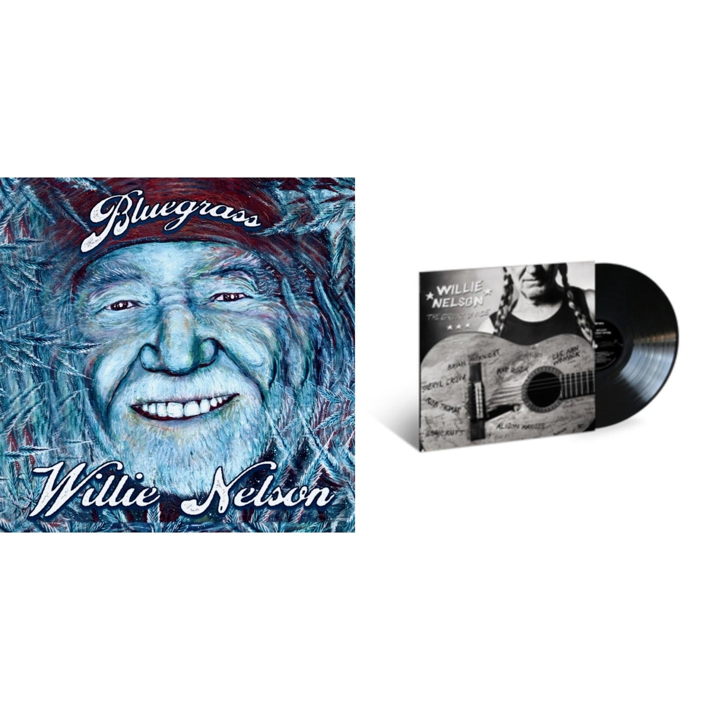 Willie Nelson - Bluegrass (Electric Blue LP Vinyl) & Great Divide