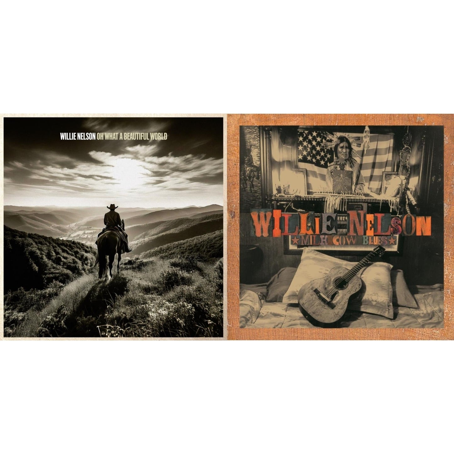 Willie Nelson - Oh What A Beautiful World & Milk Cow Blues (2LP/180G)