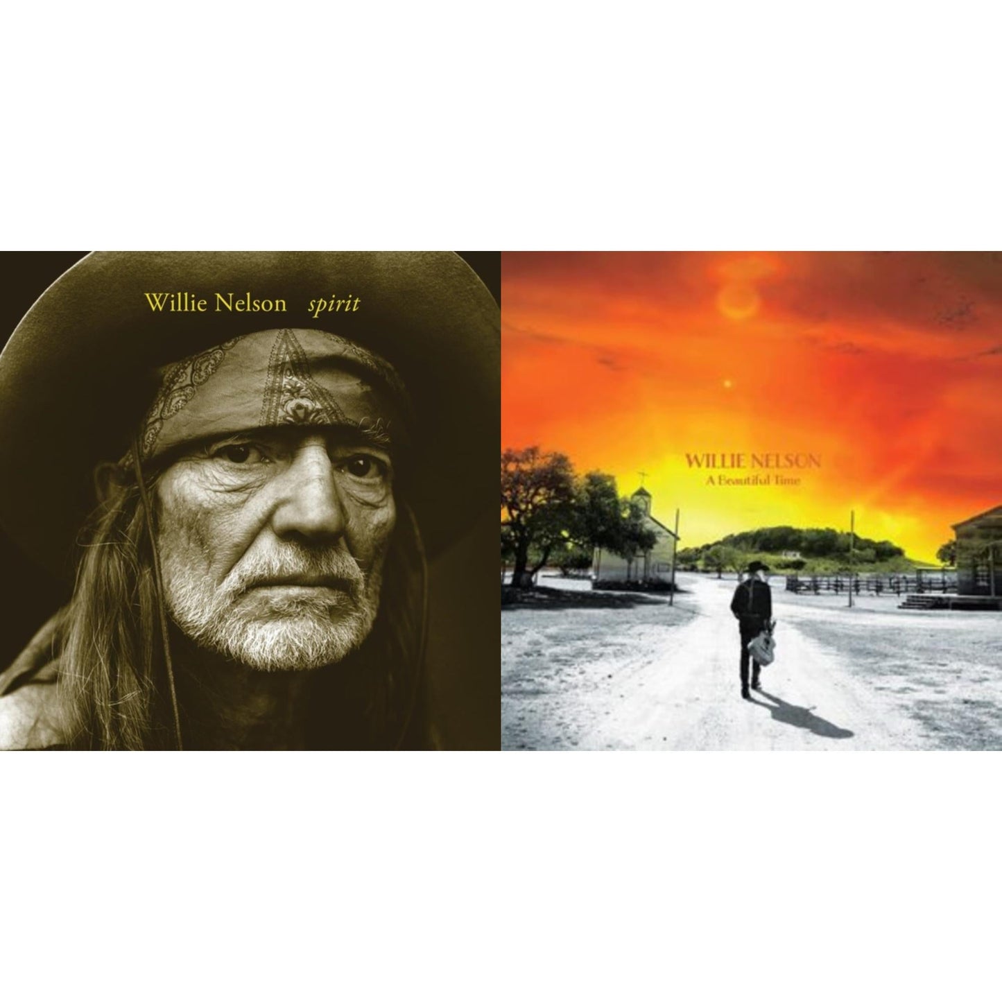 Willie Nelson - Beautiful Time & Spirit (180G) - LP Vinyl Bundle