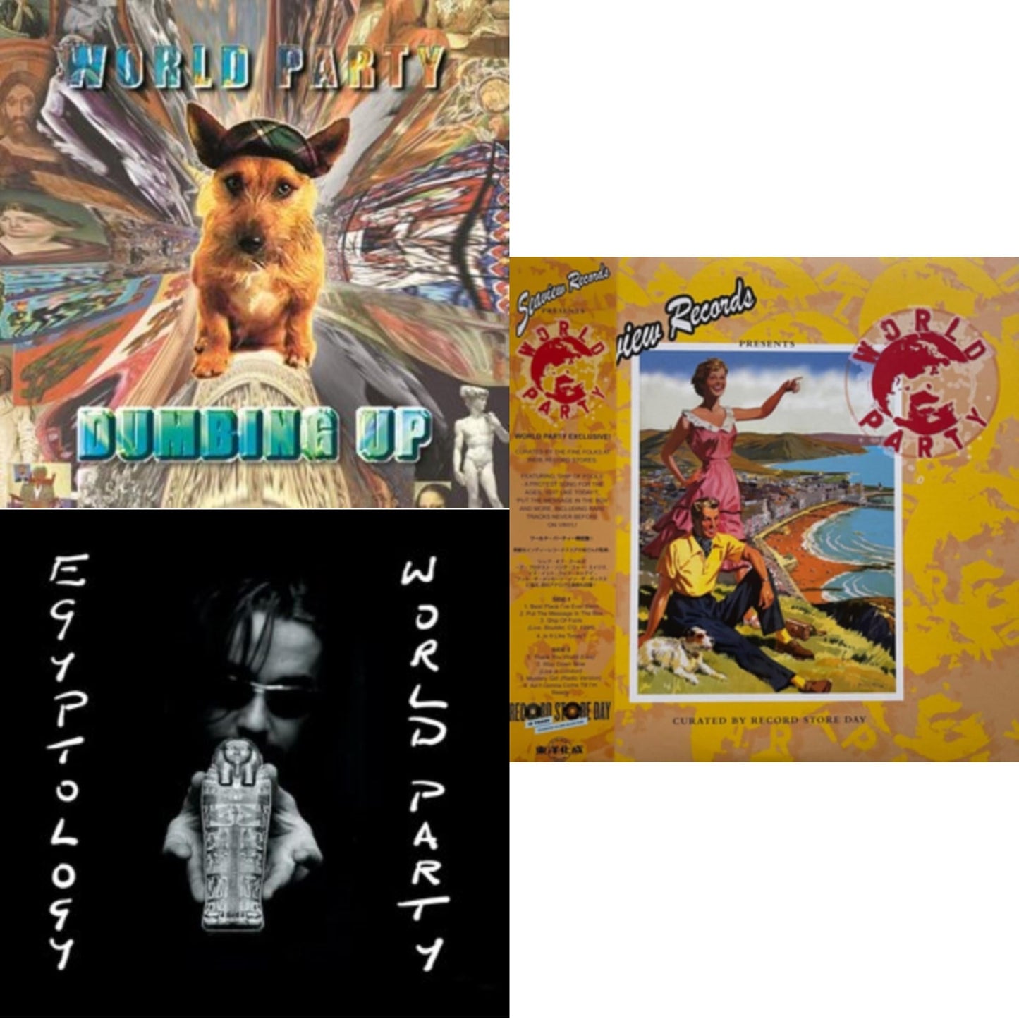 World Party - Dumbing Up (2LP) & Egyptology (Egyptian Blue & Gold Vinyl/2LP) (I) & Seaview Records Presents: World Party - Curated By Rsd