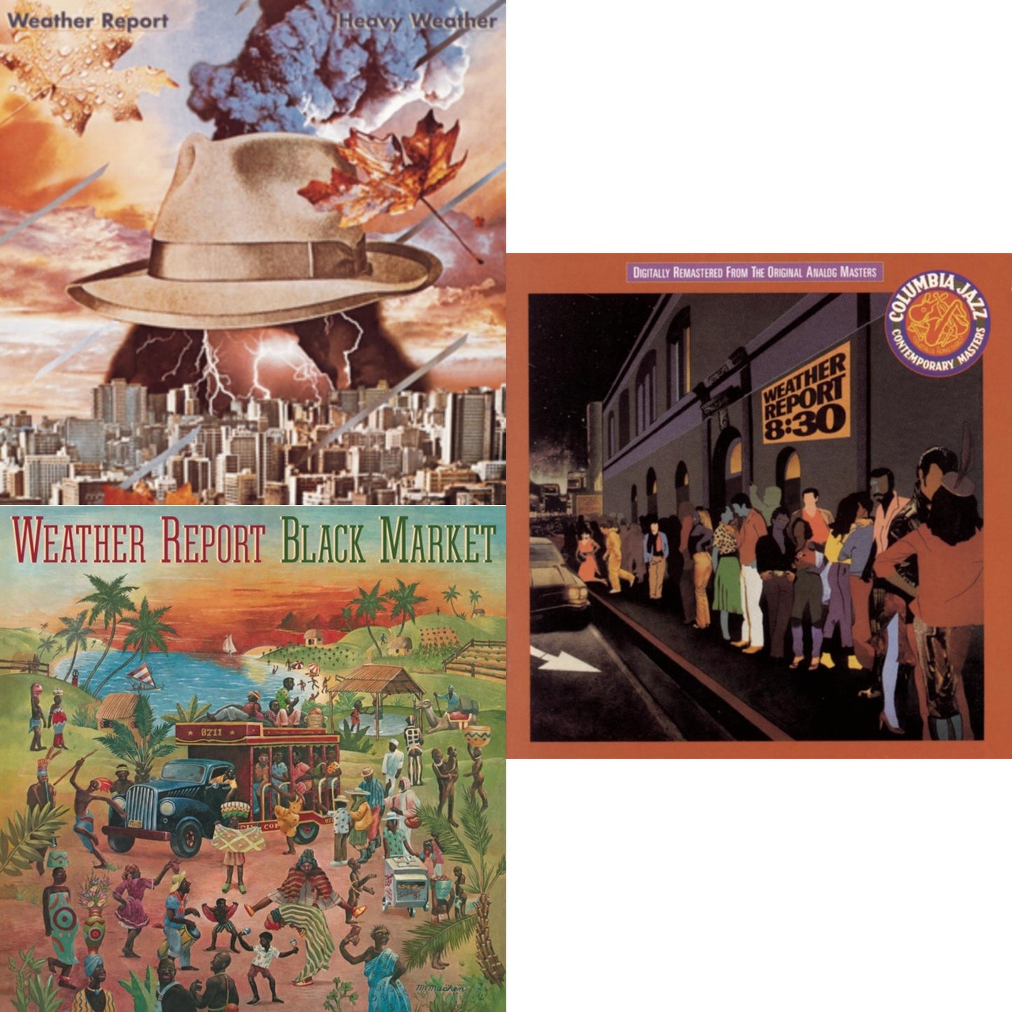 Weather Report - Heavy Weather & Black Market & 8:30 - CD Bundle