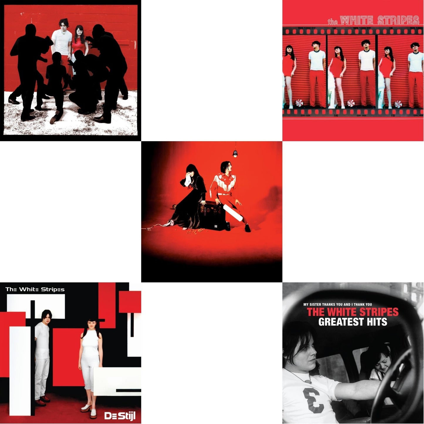 White Stripes - Elephant (2LP) & De Stijl & White Blood Cells (Reissue) & White Stripes & White Stripes Greatest Hits (2LP)