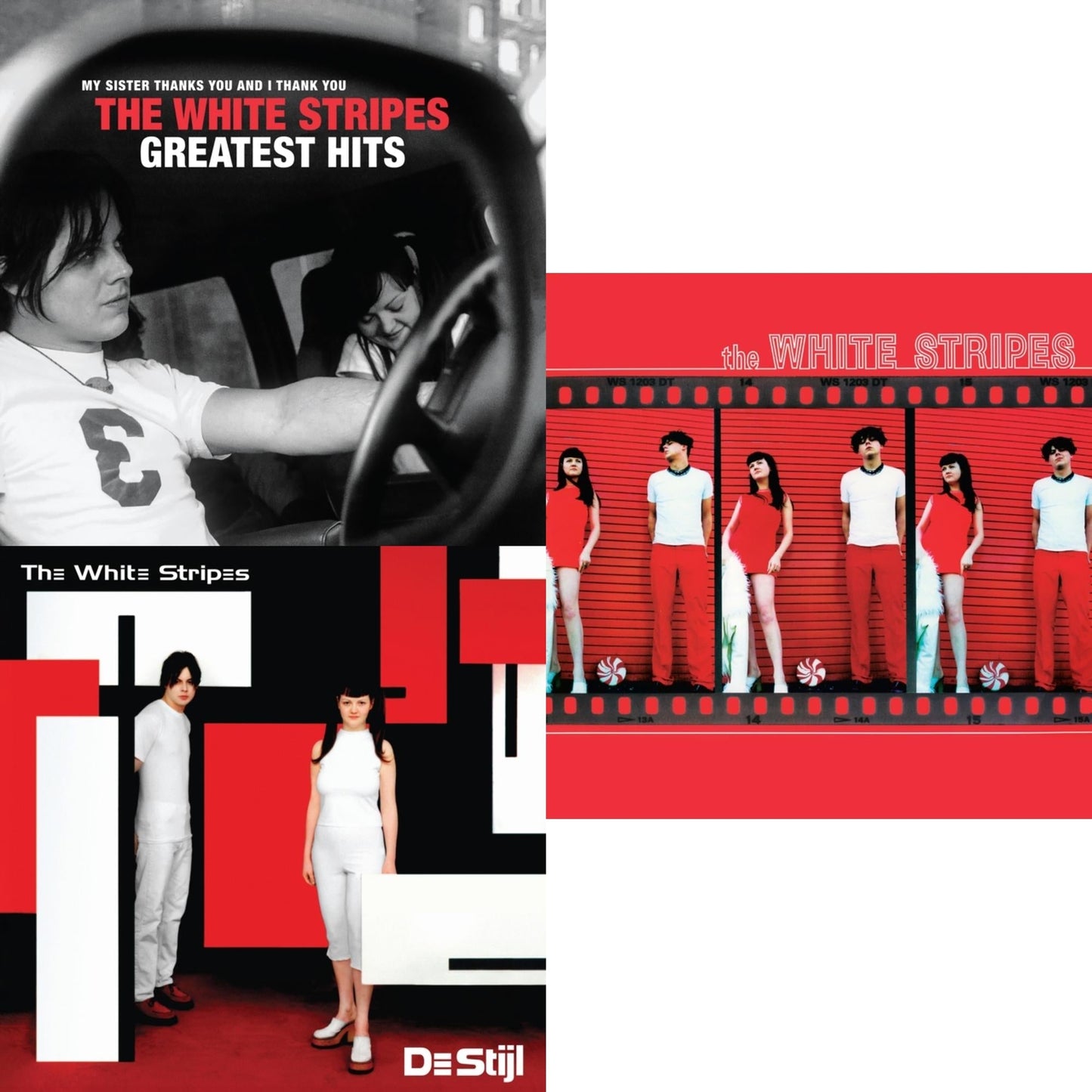 White Stripes - De Stijl & White Stripes & White Stripes Greatest Hits (2LP)