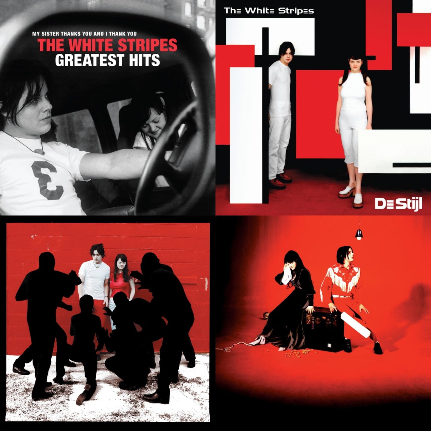 White Stripes - Elephant (2LP) & De Stijl & White Blood Cells (Reissue) & White Stripes Greatest Hits (2LP)