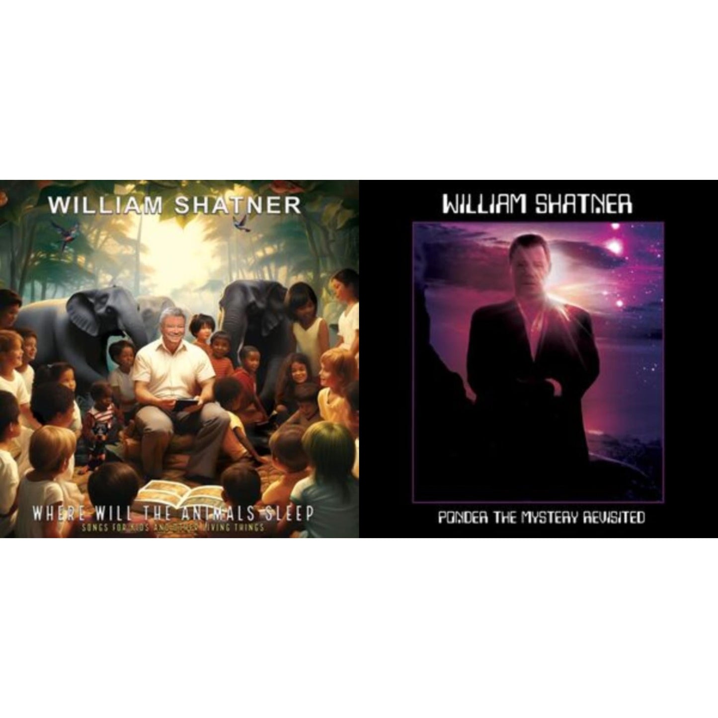 William Shatner - William Shatner Has Been & Ponder The Mystery Revisited (Black/Purple/White Splatter LP Vinyl)