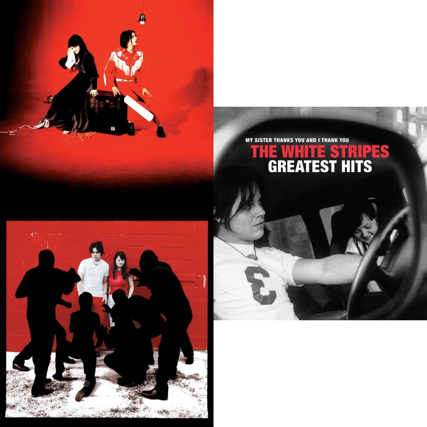 White Stripes - Elephant (2LP) & White Blood Cells (Reissue) & White Stripes Greatest Hits (2LP)