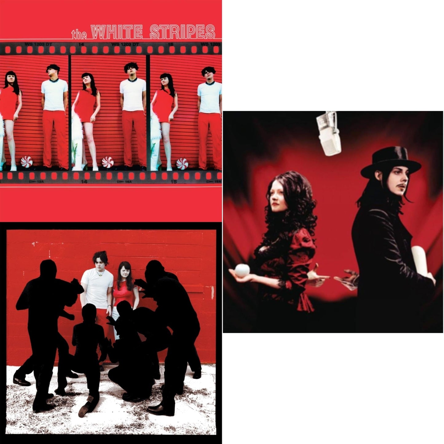 White Stripes - Get Behind Me Satan (2LP) & White Blood Cells (Reissue) & White Stripes