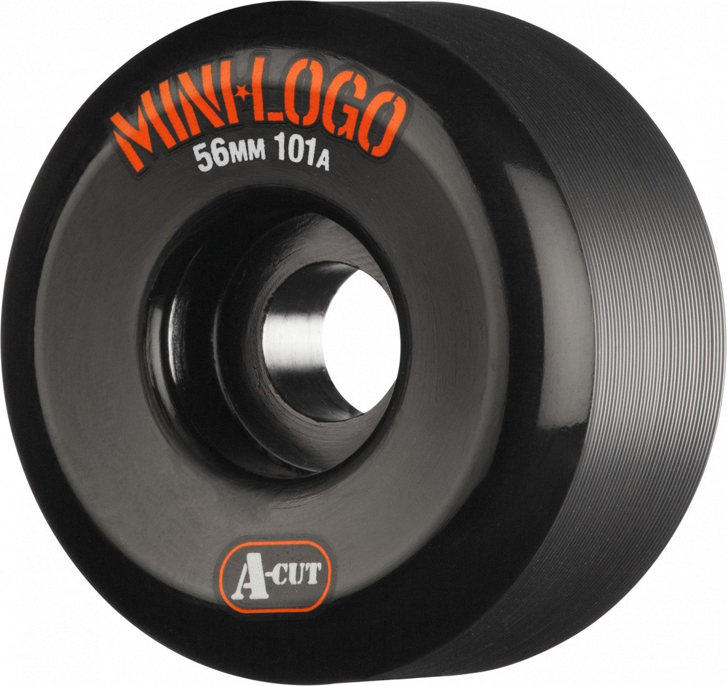 Mini Logo Wheels A-Cut 56mm 101a - Black (Set of 4)