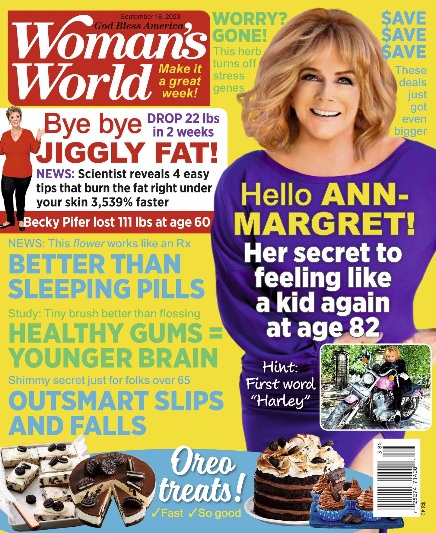 Woman's World - 09.18.23 Hello Ann Margret Feeling Like a Kid Again at Age 82