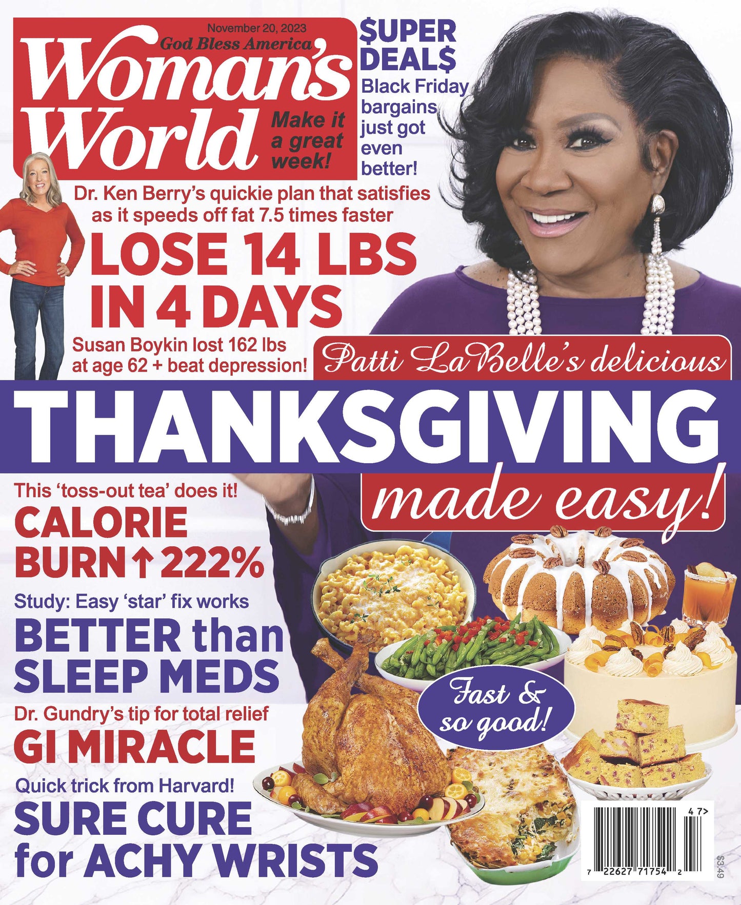 Woman's World - 11.20.23 Patti LaBelle Delicious Thanksgiving Made Easy