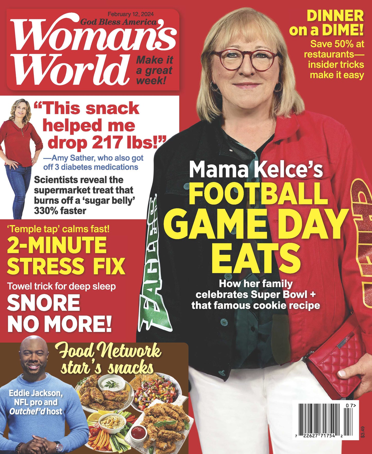 Woman's World - 02.12.24 Mama Kelce's Football Game Day Eats