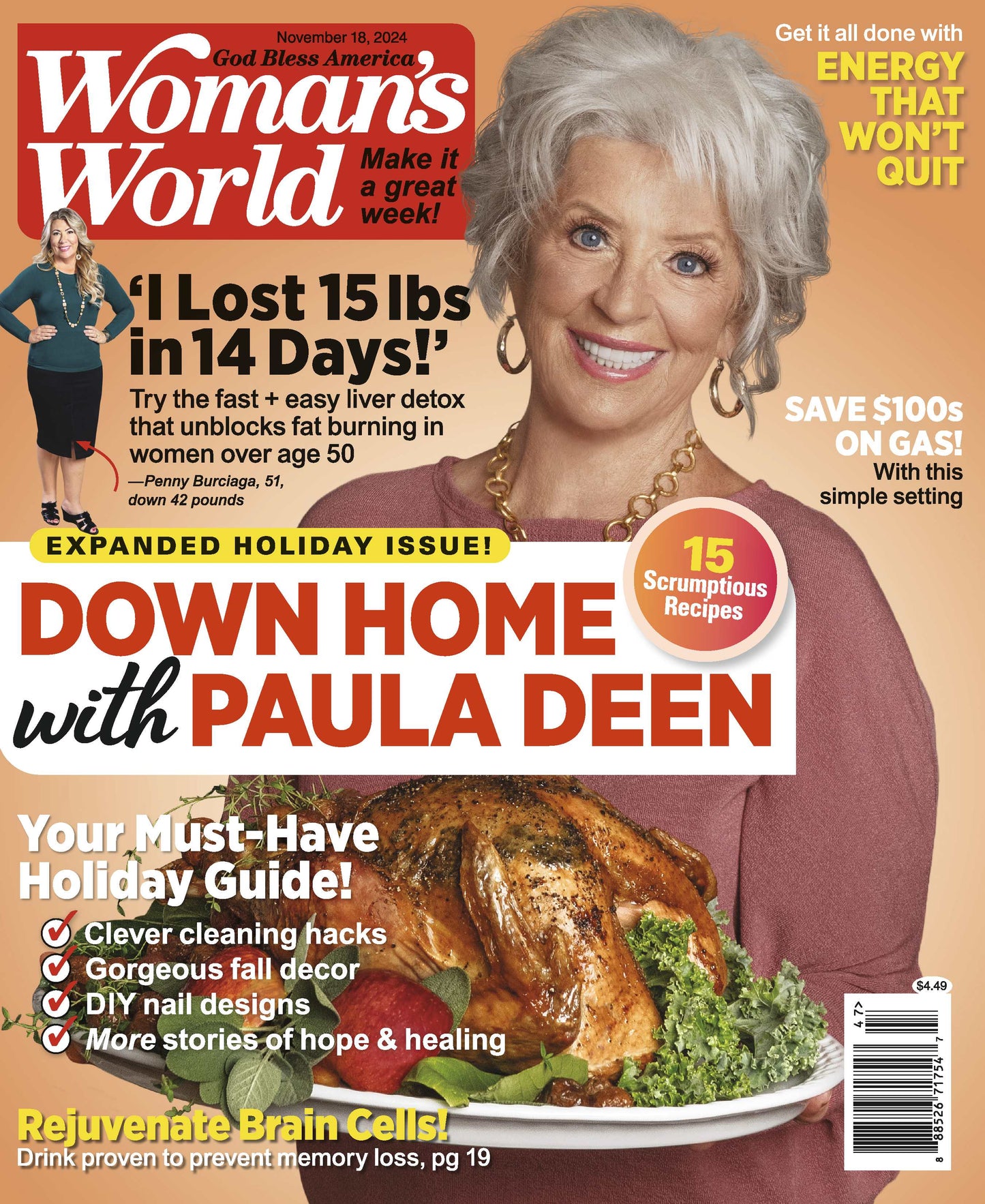 Woman's World - 11.18.24 Down Home with Paula Deen
