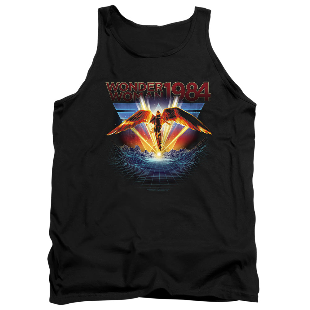 Wonder Woman 84 84 Metal Mens Tank Top Shirt Black Officially Licensed