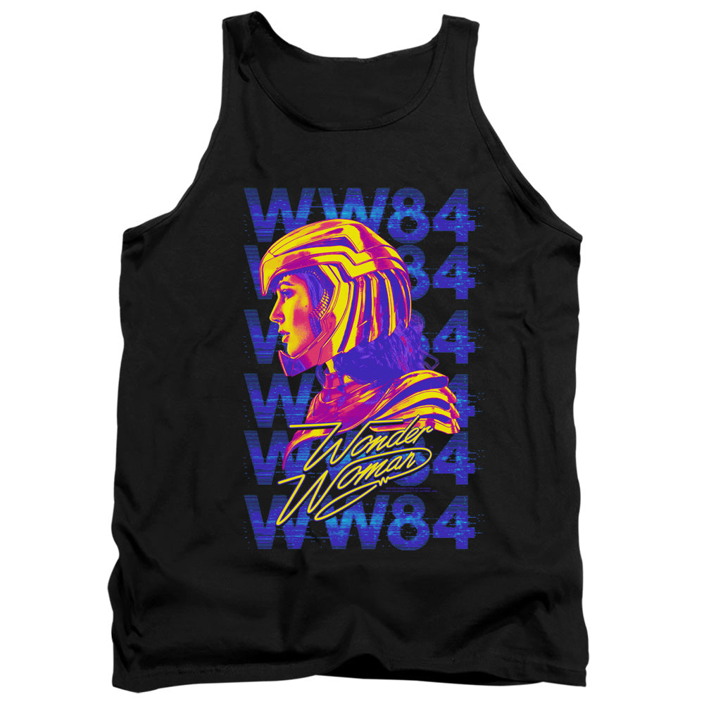 Wonder Woman 84 Ww84 Repeat Mens Tank Top Shirt Black Officially Licensed