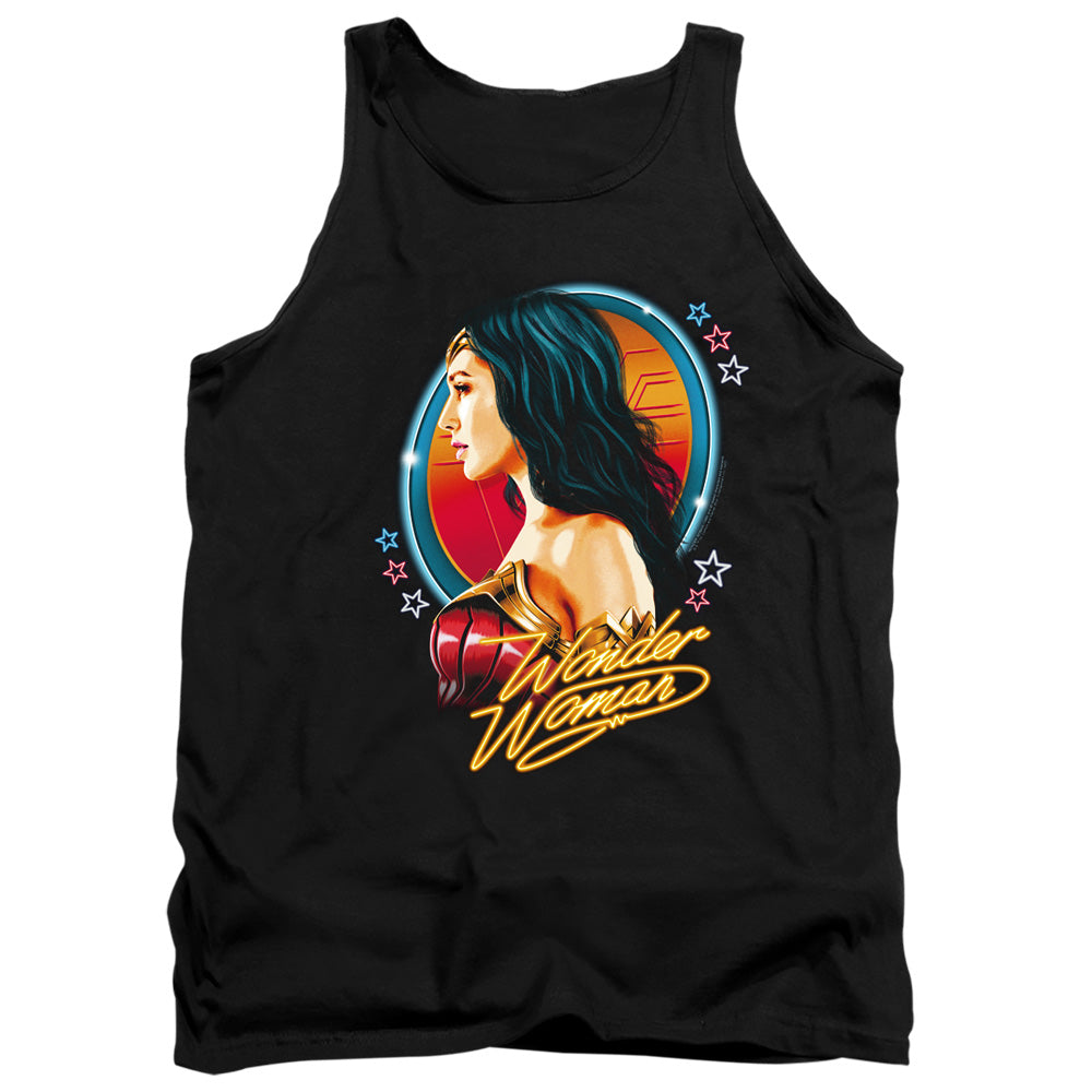 Wonder Woman 84 Warrior 84 Mens Tank Top Shirt Black Officially Licensed