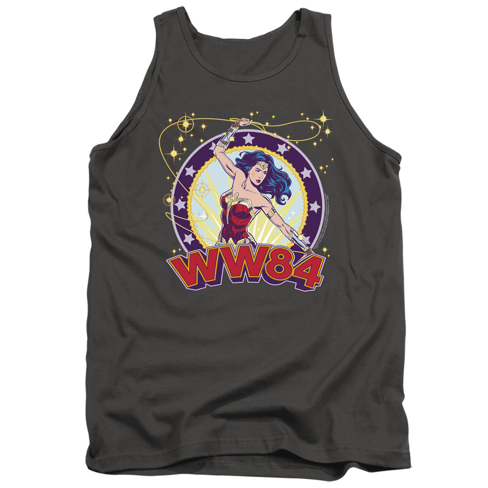 Wonder Woman 84 Lasso Star Mens Tank Top Shirt Charcoal Officially Licensed
