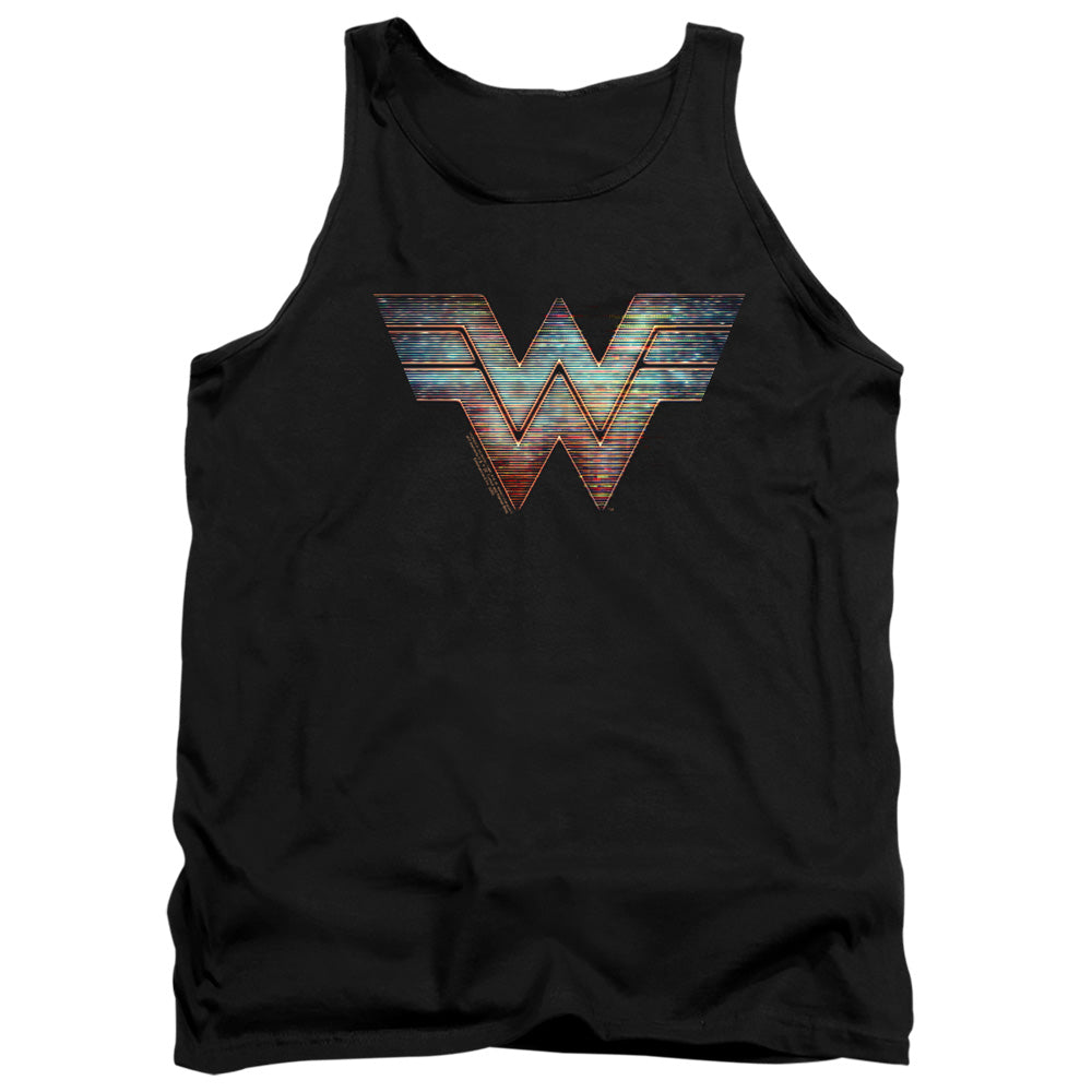 Wonder Woman 84 Static Logo Mens Tank Top Shirt Black Officially Licensed