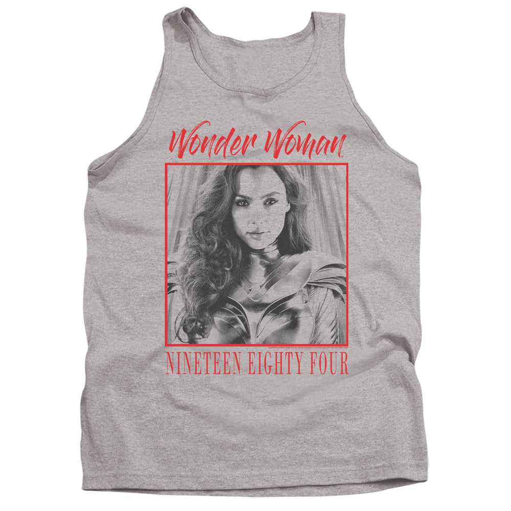 Wonder Woman 84 Wonder Chic Mens Tank Top Shirt Athletic Heather Officially Licensed