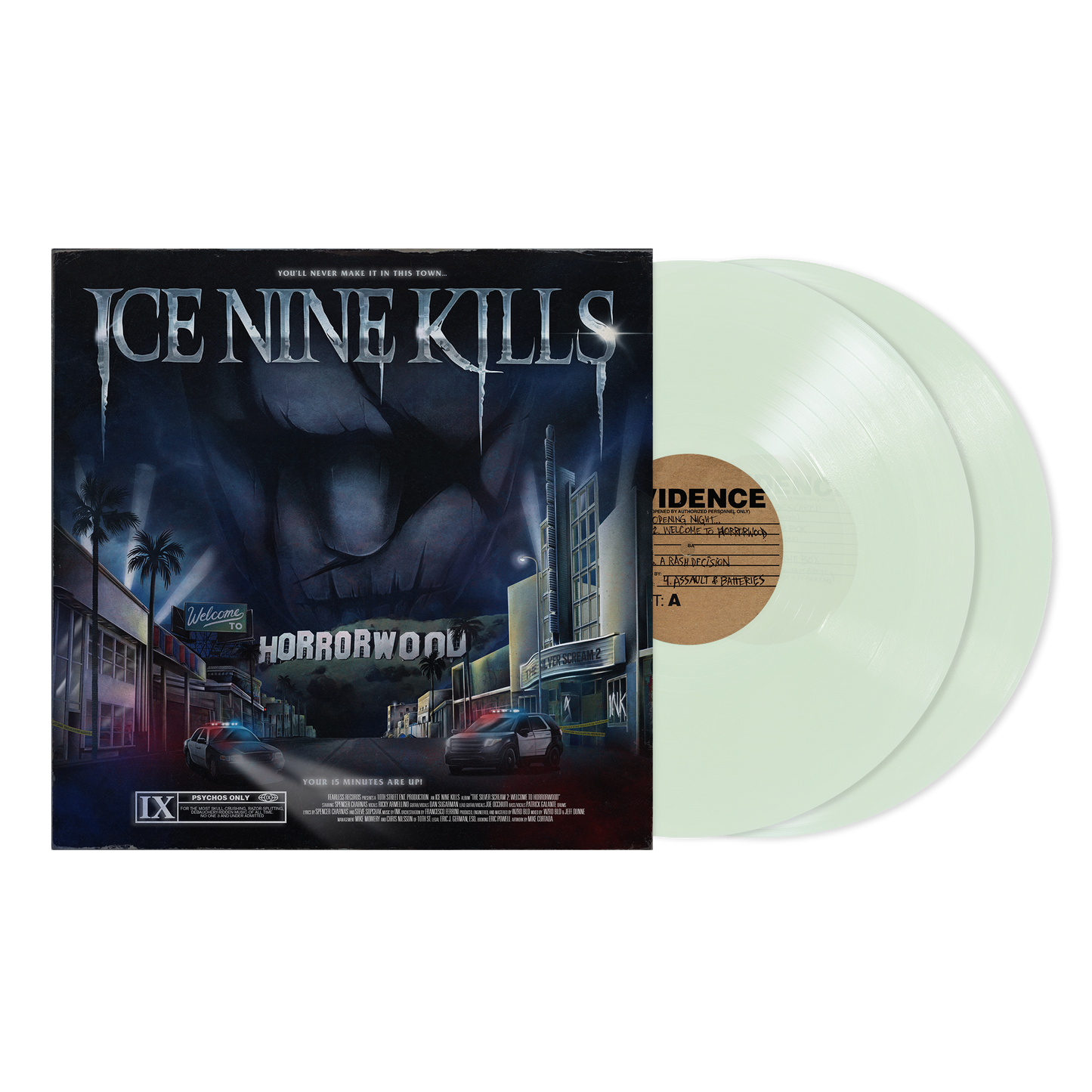 Ice Nine Kills ‘The Silver Scream 2: Welcome To Horrorwood’2 LP (Limited Edition – Only 500 Made, Translucent Coke Bottle Clear Vinyl) Vinyl Record