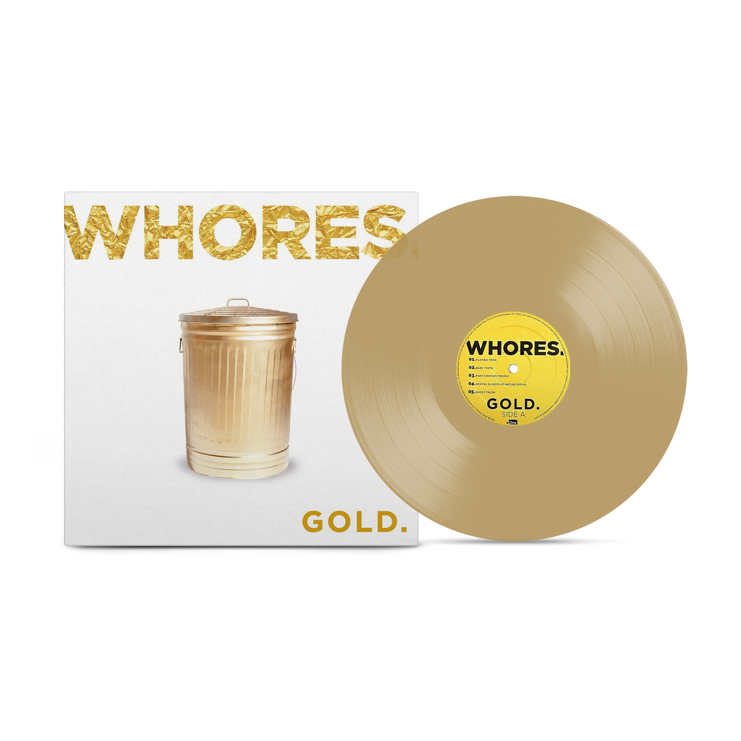 Whores. - Gold Transparent Tan Vinyl Record