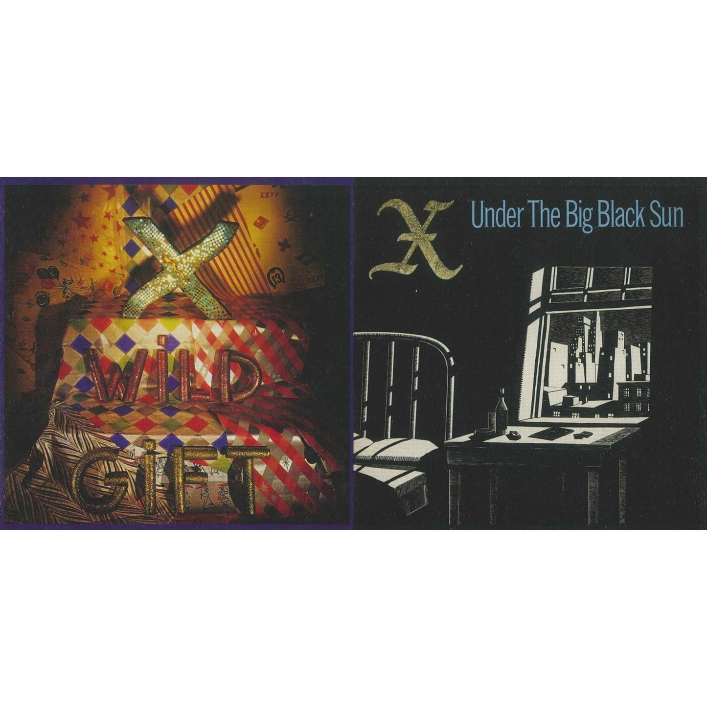 X - Wild Gift & Under The Big Black - LP Vinyl Bundle