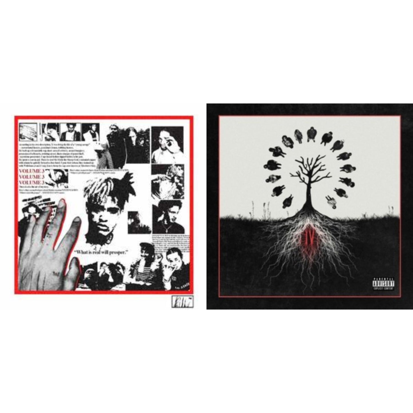 Xxxtentacion - Xxxtentacion Presents: Members Only Vol. 3 (2LP) & Xxxtentacion Presents: Members Only Vol. 4 (2LP)