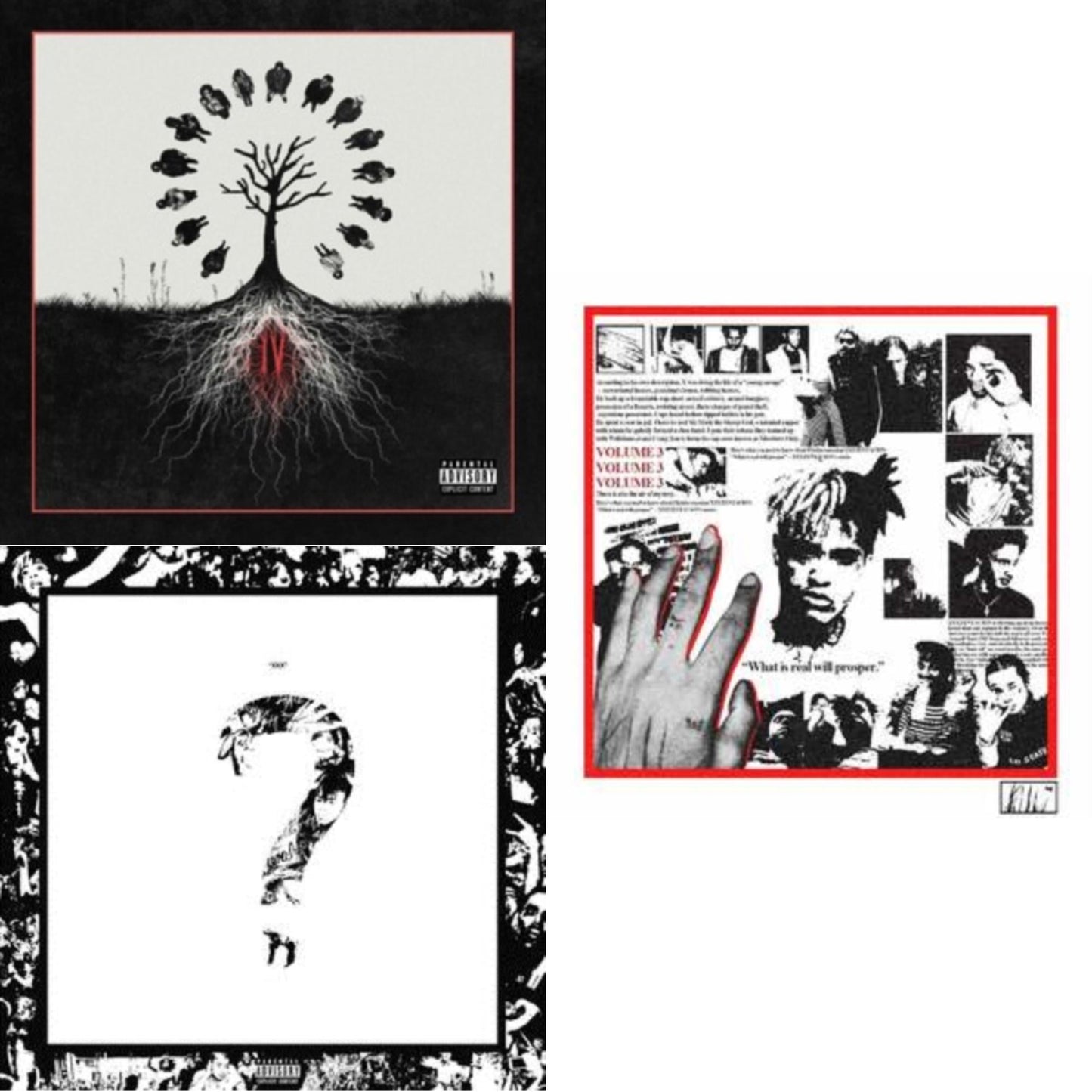 Xxxtentacion - Xxxtentacion Presents: Members Only Vol. 3 (2LP) & Xxxtentacion Presents: Members Only Vol. 4 (2LP) & ?