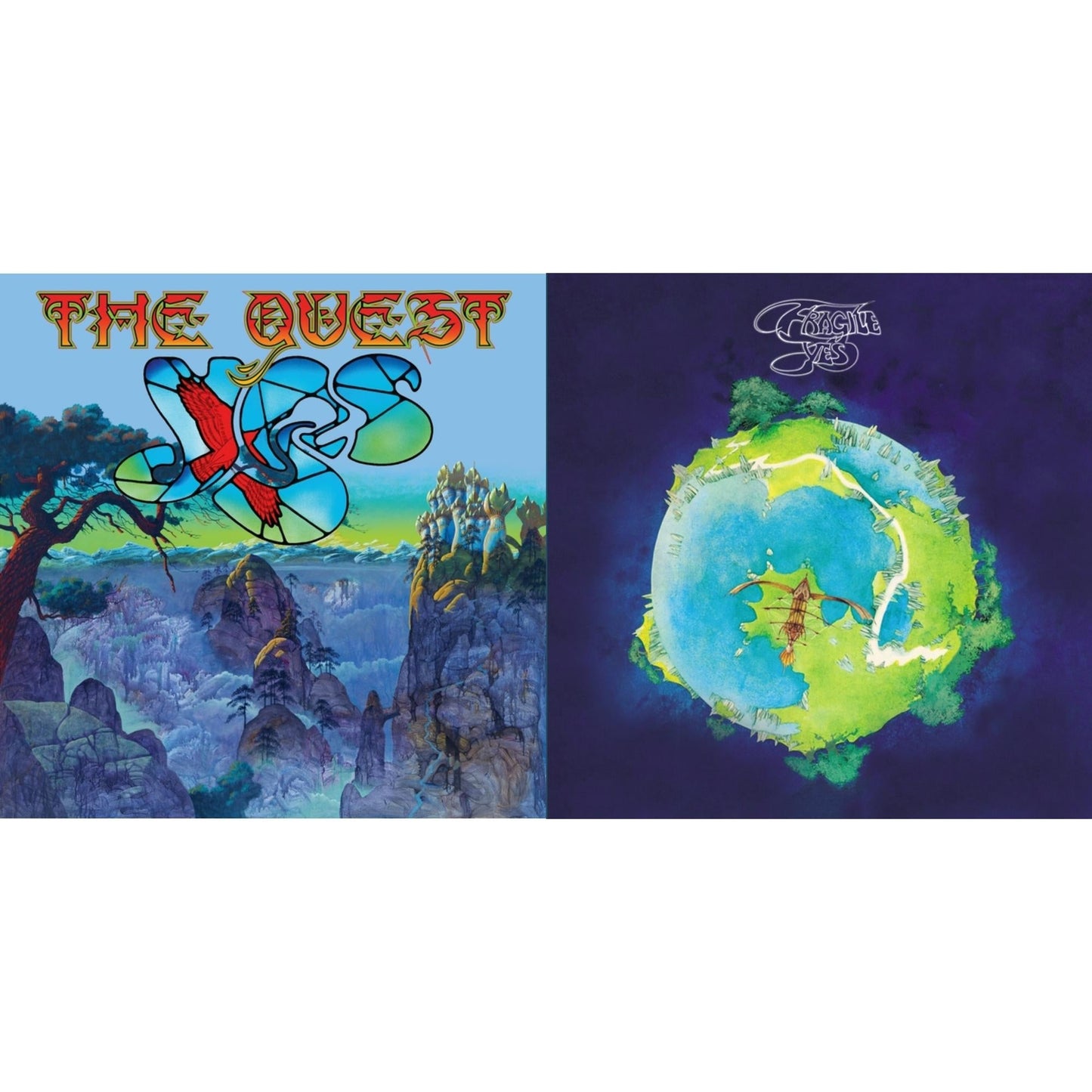 Yes - Quest (2LP/2CD/Sky Blue Vinyl) (I) & Fragile (Super Deluxe/LP/CD/DVD)