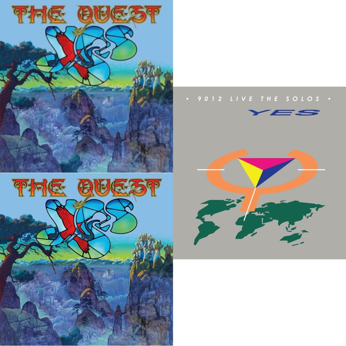 Yes - Quest (2LP/2CD) & Quest (2LP/2CD/Sky Blue Vinyl) (I) & 9012Live - The Solos (180G/Limited Edition)