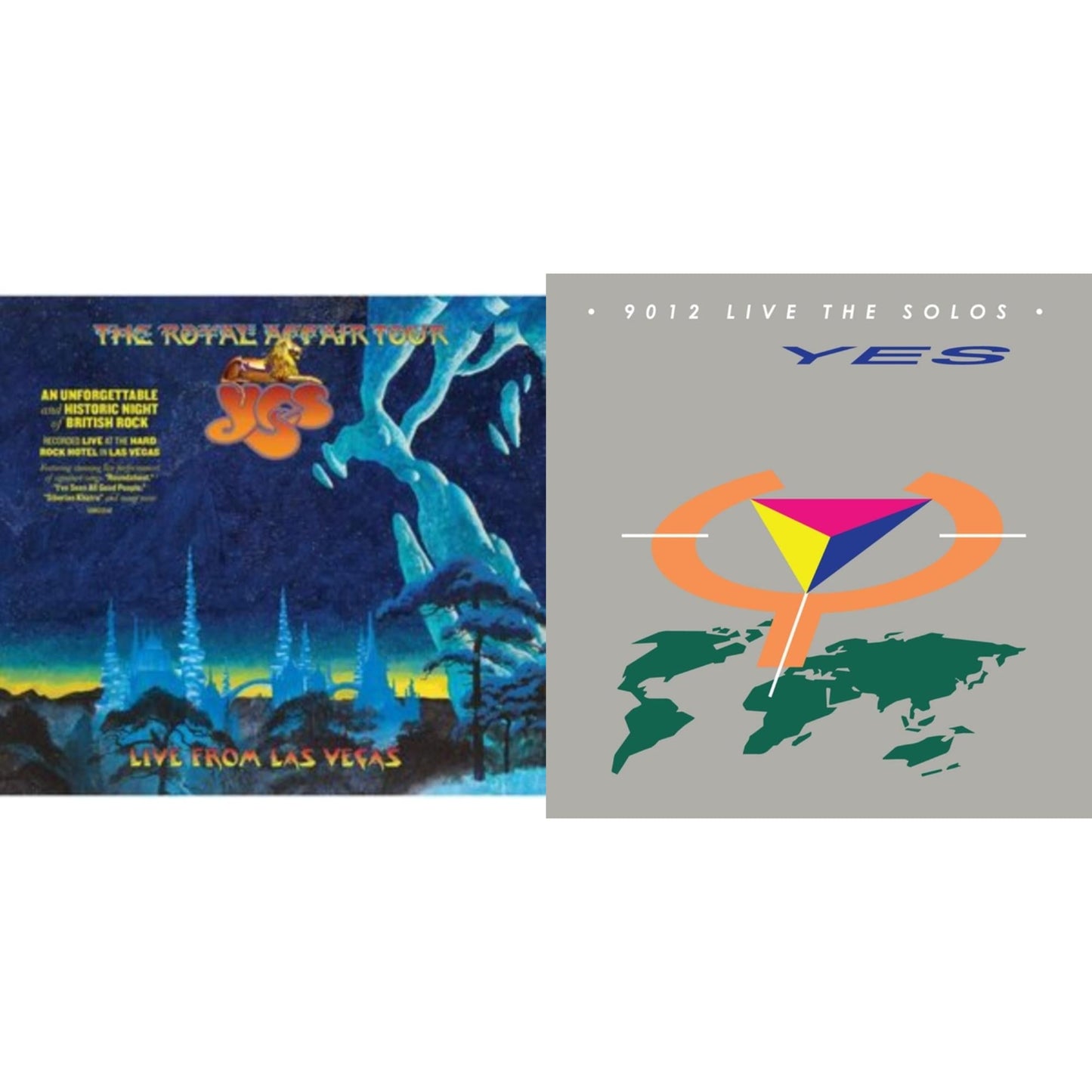 Yes - Royal Affair Tour (Live In Las Vegas) & 9012Live - The Solos (180G/Limited Edition) - LP Vinyl Bundle