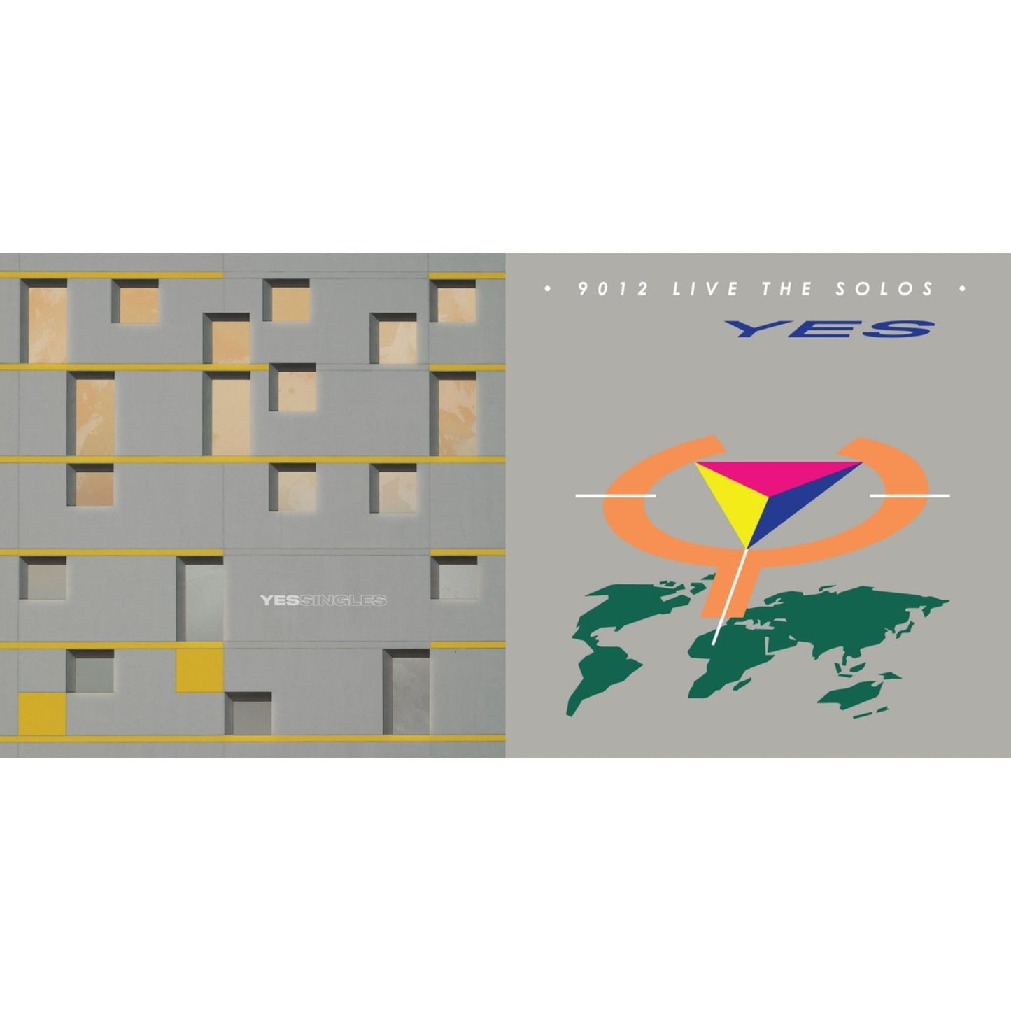 Yes - Yessingles (Yellow/Orange/Black Splatter LP Vinyl) (Rocktober) & 9012Live - The Solos (180G/Limited Edition)