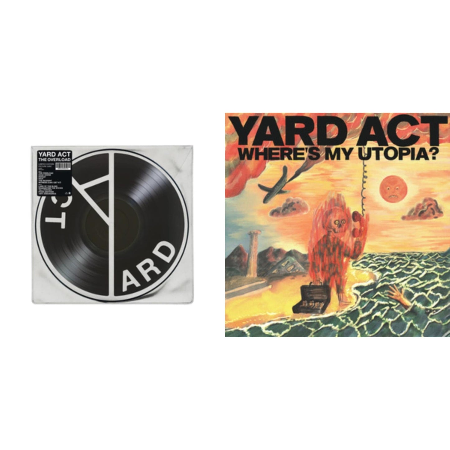 Yard Act - Overload (Picture Disc) & Where's My Utopia? - LP Vinyl Bundle