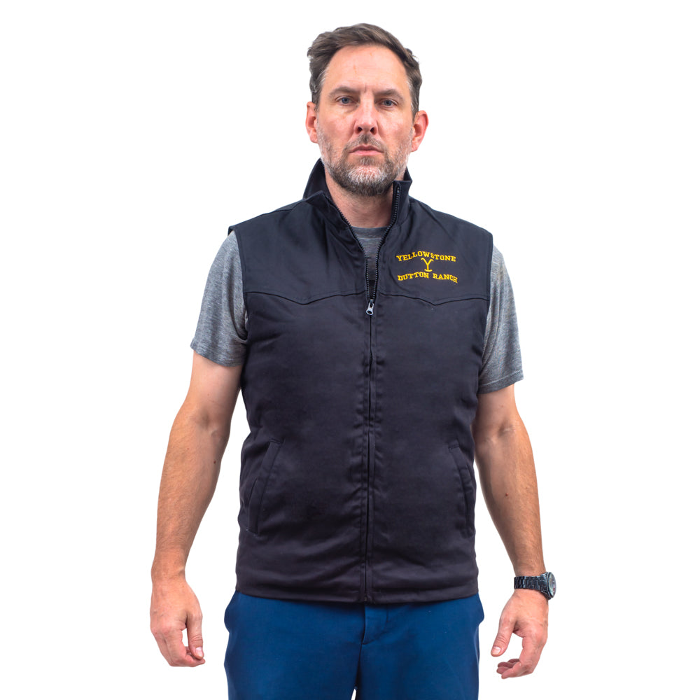 Yellowstone Dutton Ranch Halloween Costume Zip Up Vest Jacket