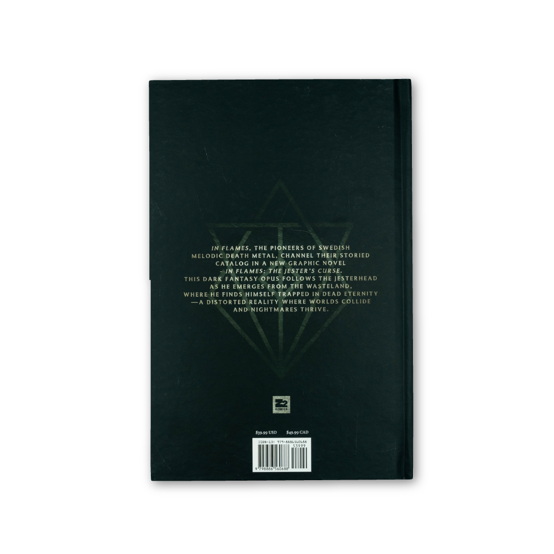 In Flames Presents The Jester's Curse Graphic Novel Hardcover Book