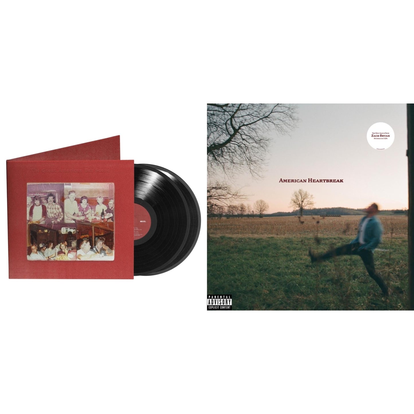 Zach Bryan - Great American Bar Scene (2LP) & American Heartbreak