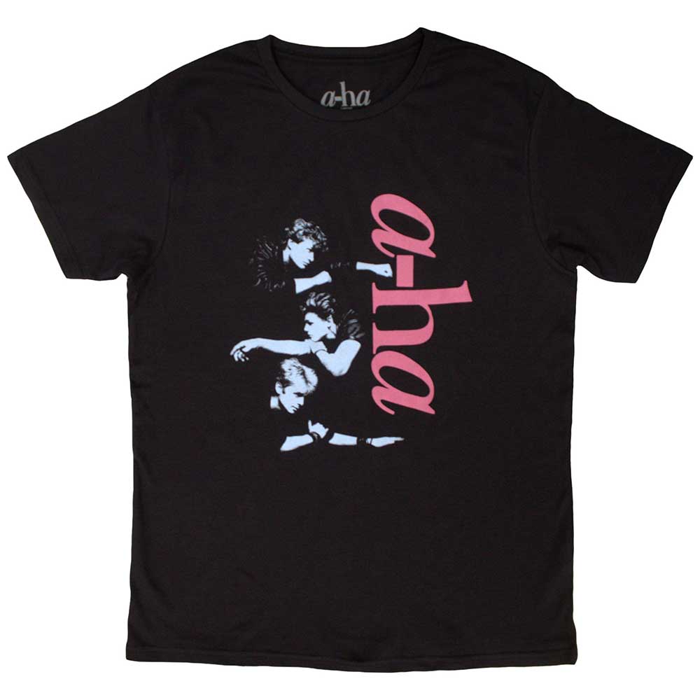 a-ha Vertical Logo Mens T Shirt Officially Licensed