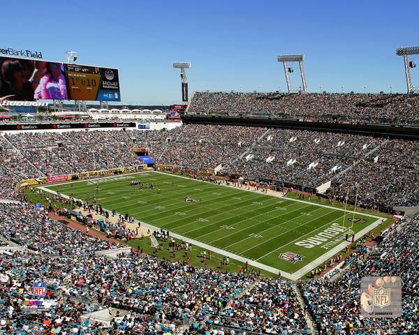 Jacksonville Jaguars TIAA Bank Field NFL Football 8" x 10" Stadium Photo