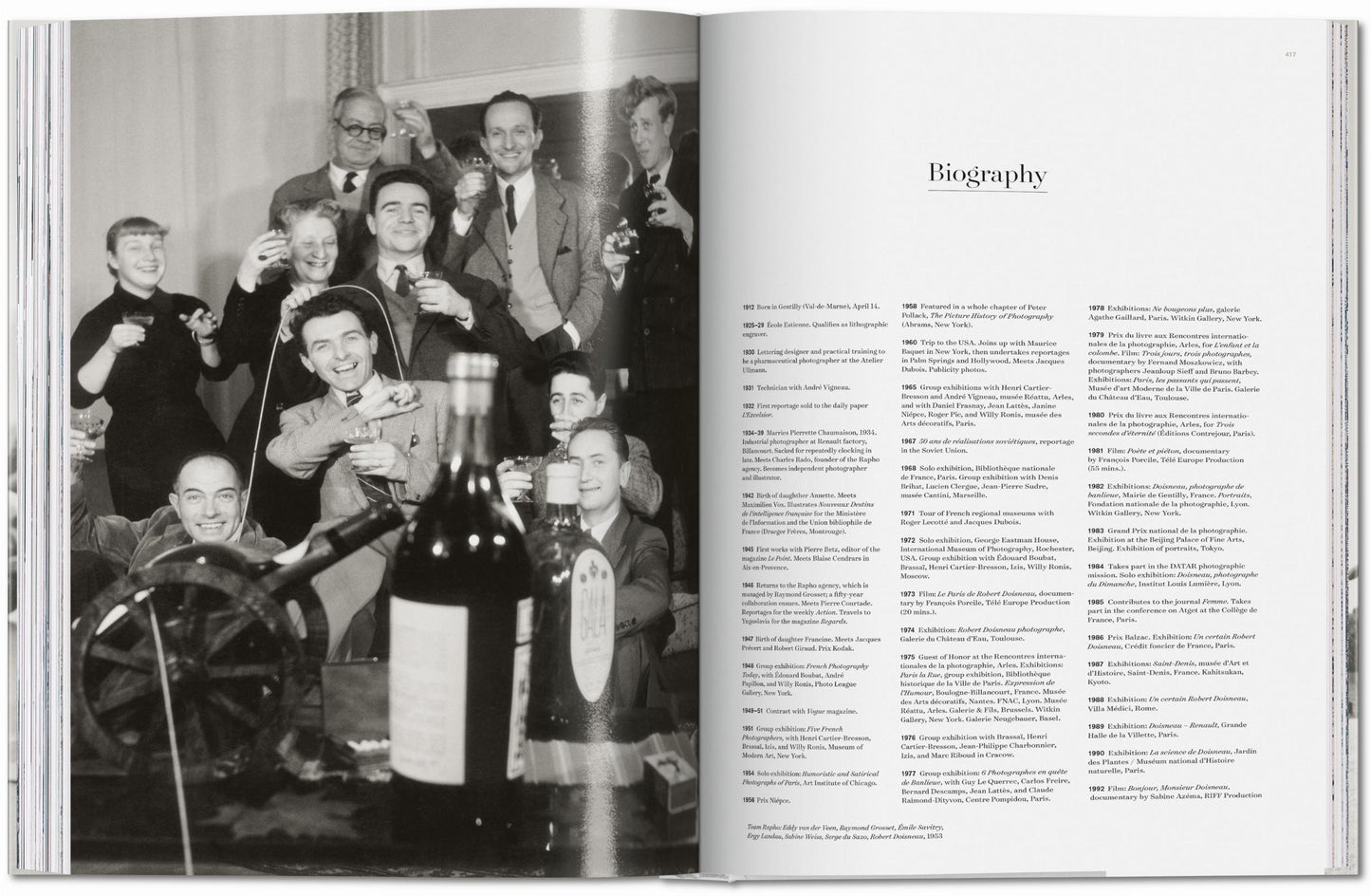 Robert Doisneau. Paris (German, French, English) Book