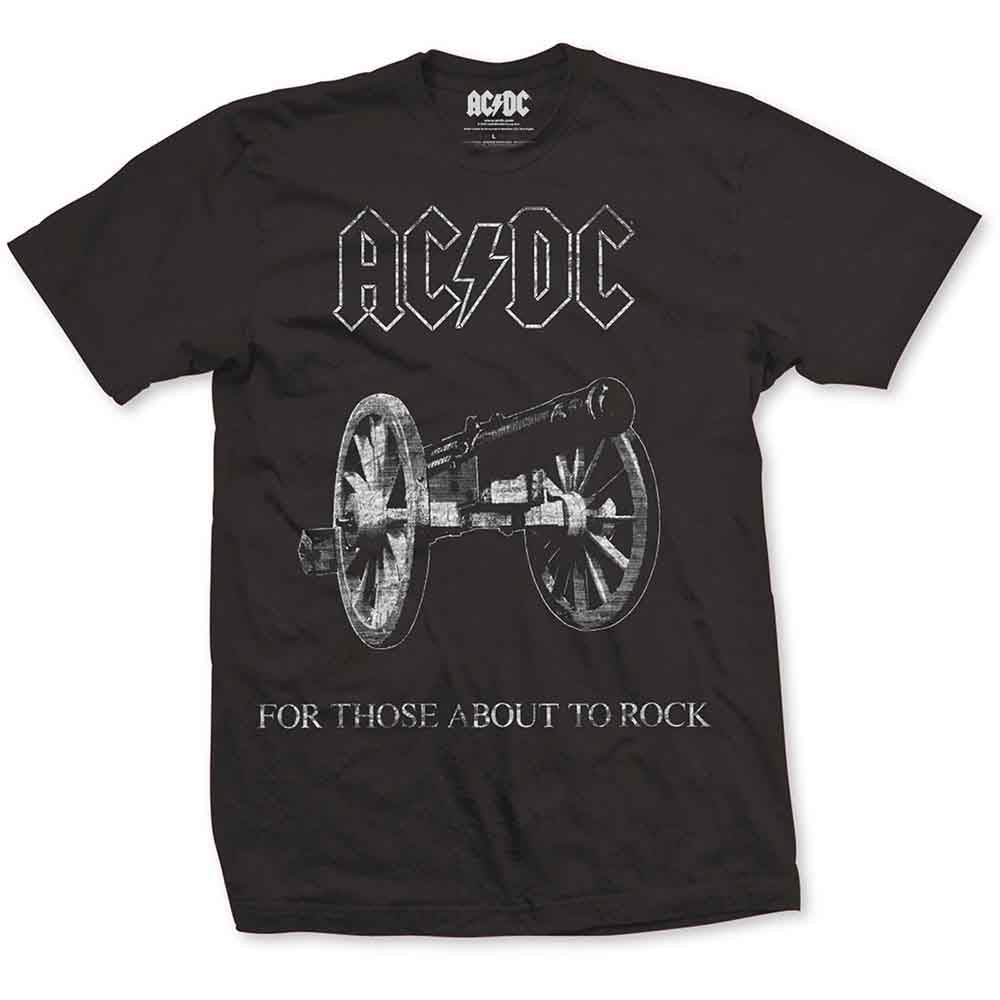 AC/DC About to Rock Mens T Shirt Officially Licensed