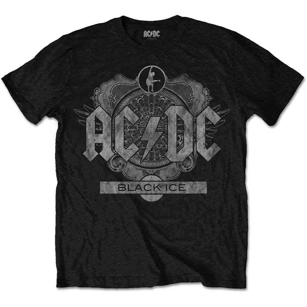 AC/DC Black Ice Mens T Shirt Officially Licensed
