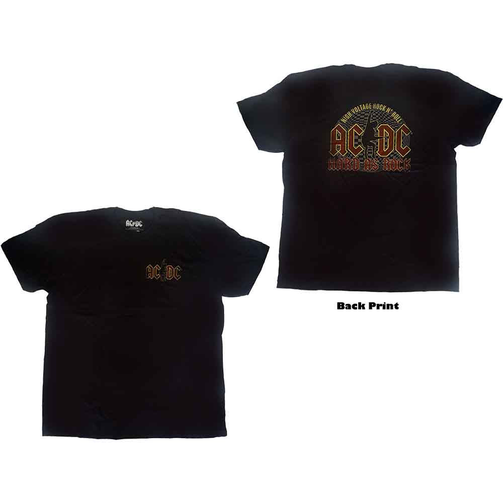 AC/DC Hard As Rock Mens T Shirt Officially Licensed