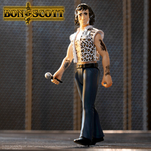 Super7 - AC/DC - ReAction Figures - Bon Scott (High Voltage) (Collectible, Figure, Action Figure) |