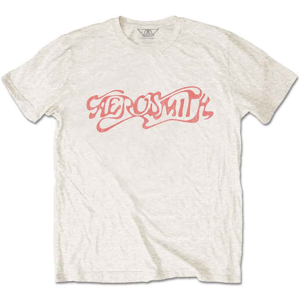 Aerosmith Classic Logo Mens T Shirt Officially Licensed