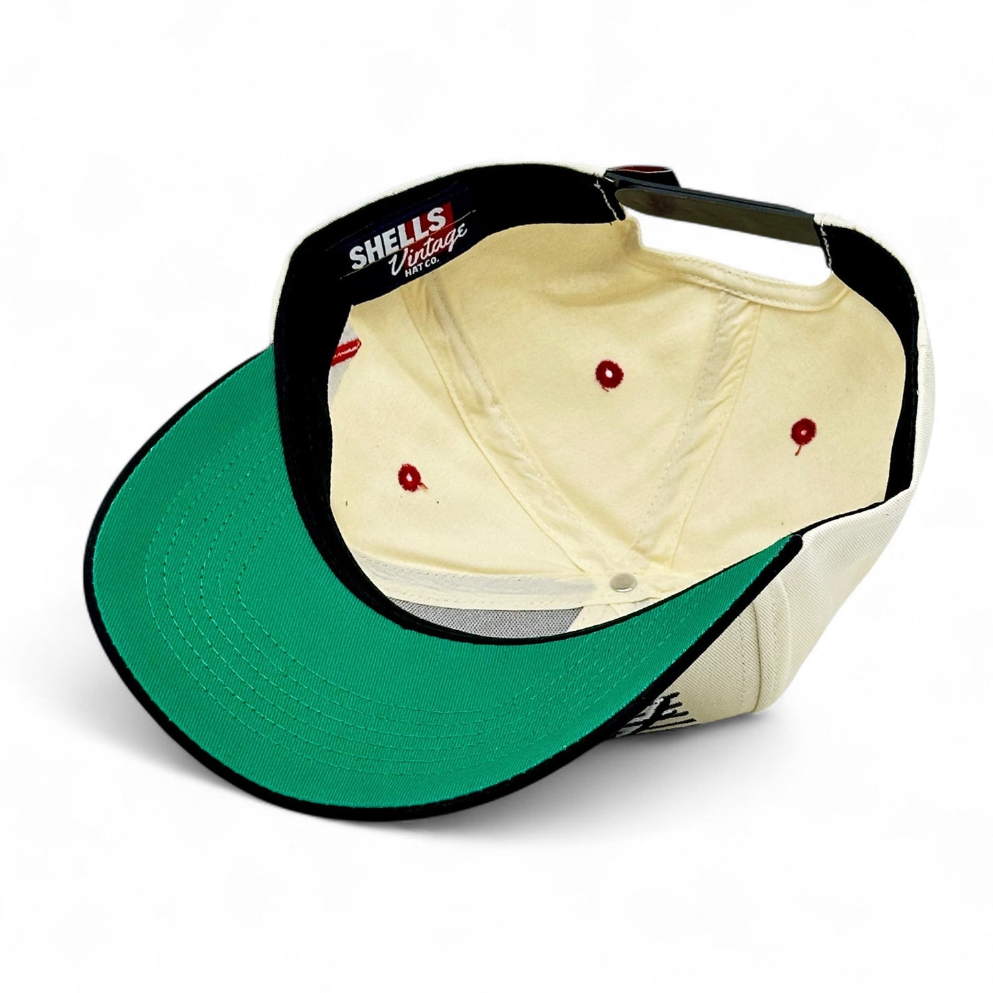 Alabama Snapback Hat - The Bryant-Denny (Cream/Black)