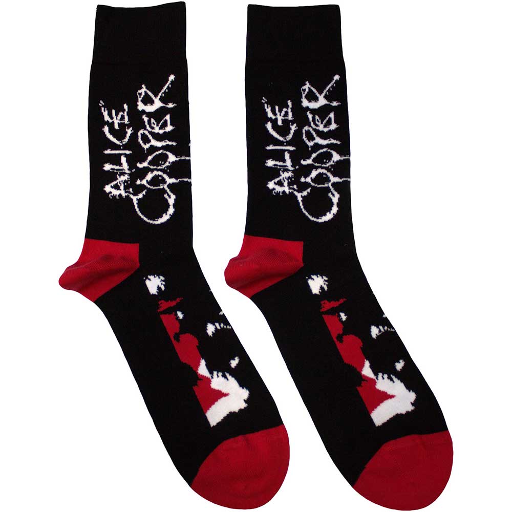 Alice Cooper Face Socks Officially Licensed